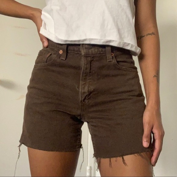 Levi's Pants - Vintage brown Levi 550 shorts